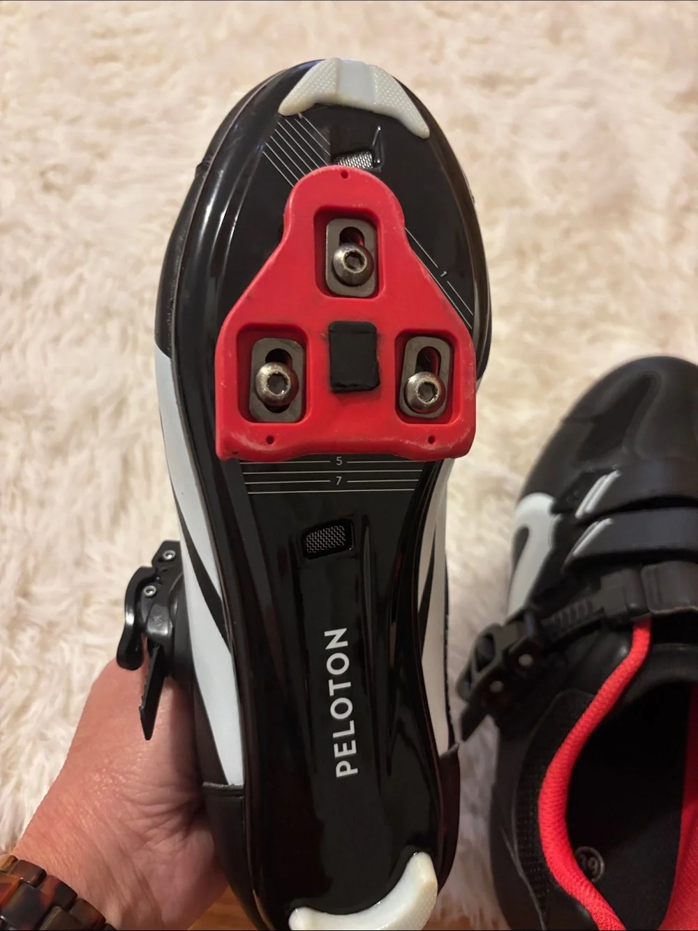 Women’s Peloton Black Cycling Shoes  in very good condition